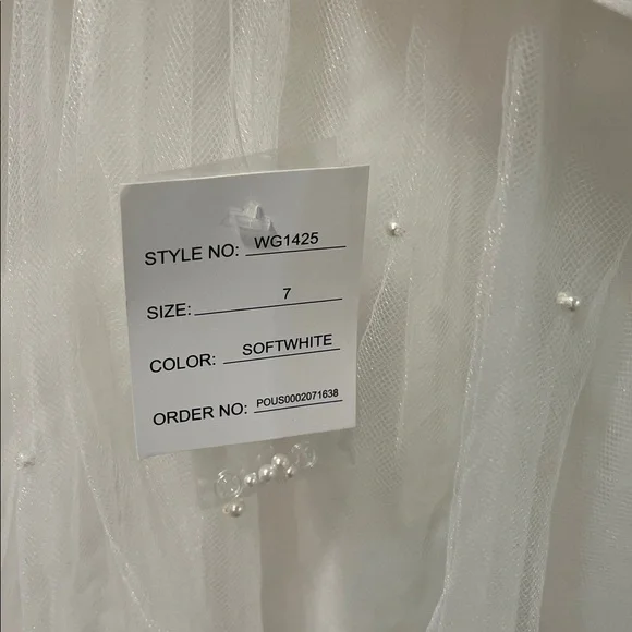 Flower Girl Dress| First Communion | Pearled Satin Dressl NWT - 7 - Picture 3 of 9